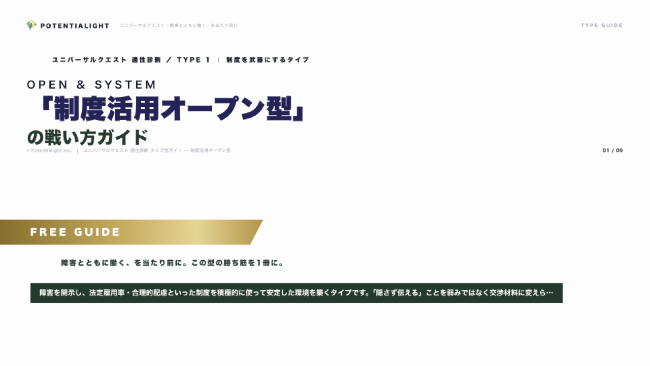 制度活用オープン型の戦い方ガイド 表紙